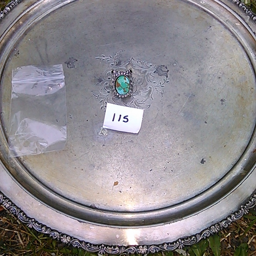 green and brown ring - Picture 2 of 8